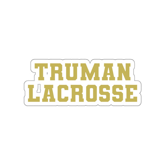 Truman Lacrosse Die-Cut Stickers