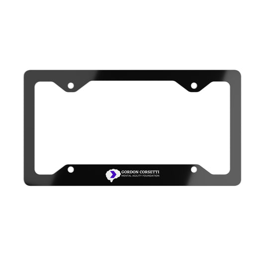 Mental Agility Metal License Plate Frame