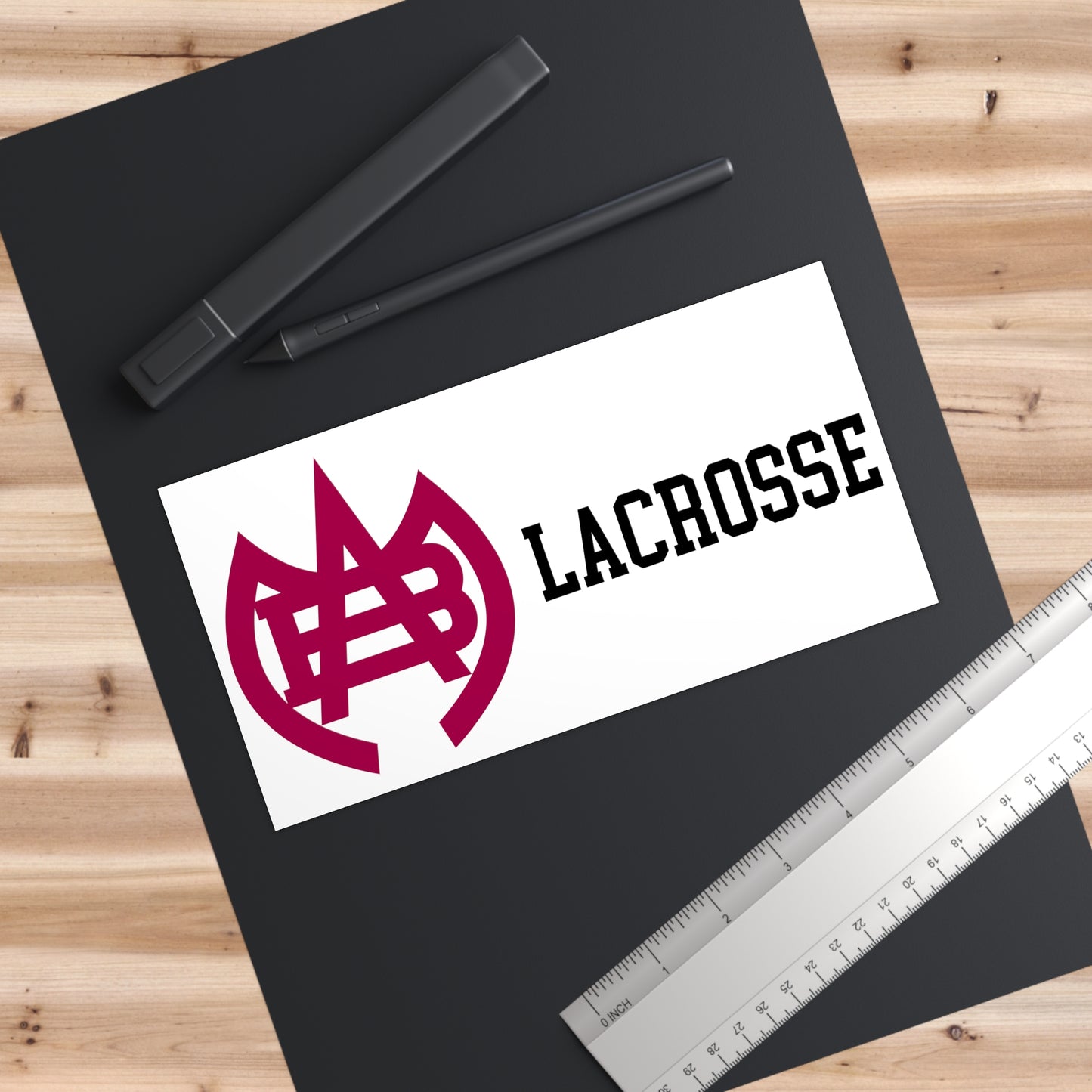 MBA Lacrosse Bumper Sticker
