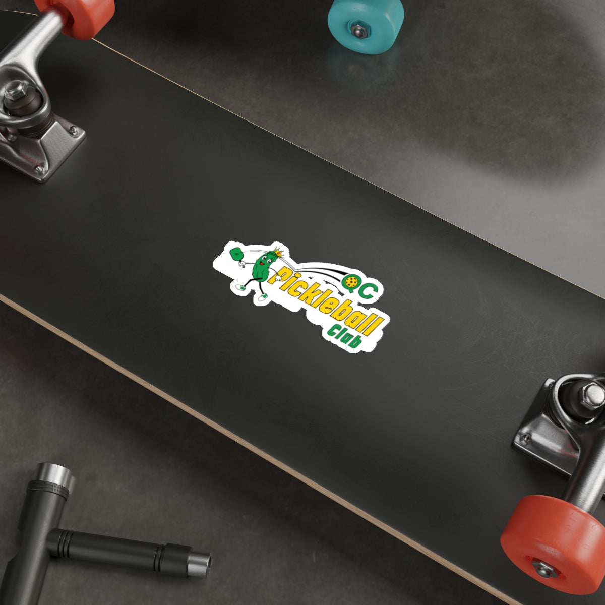 QC Pickleball Die-Cut Sticker