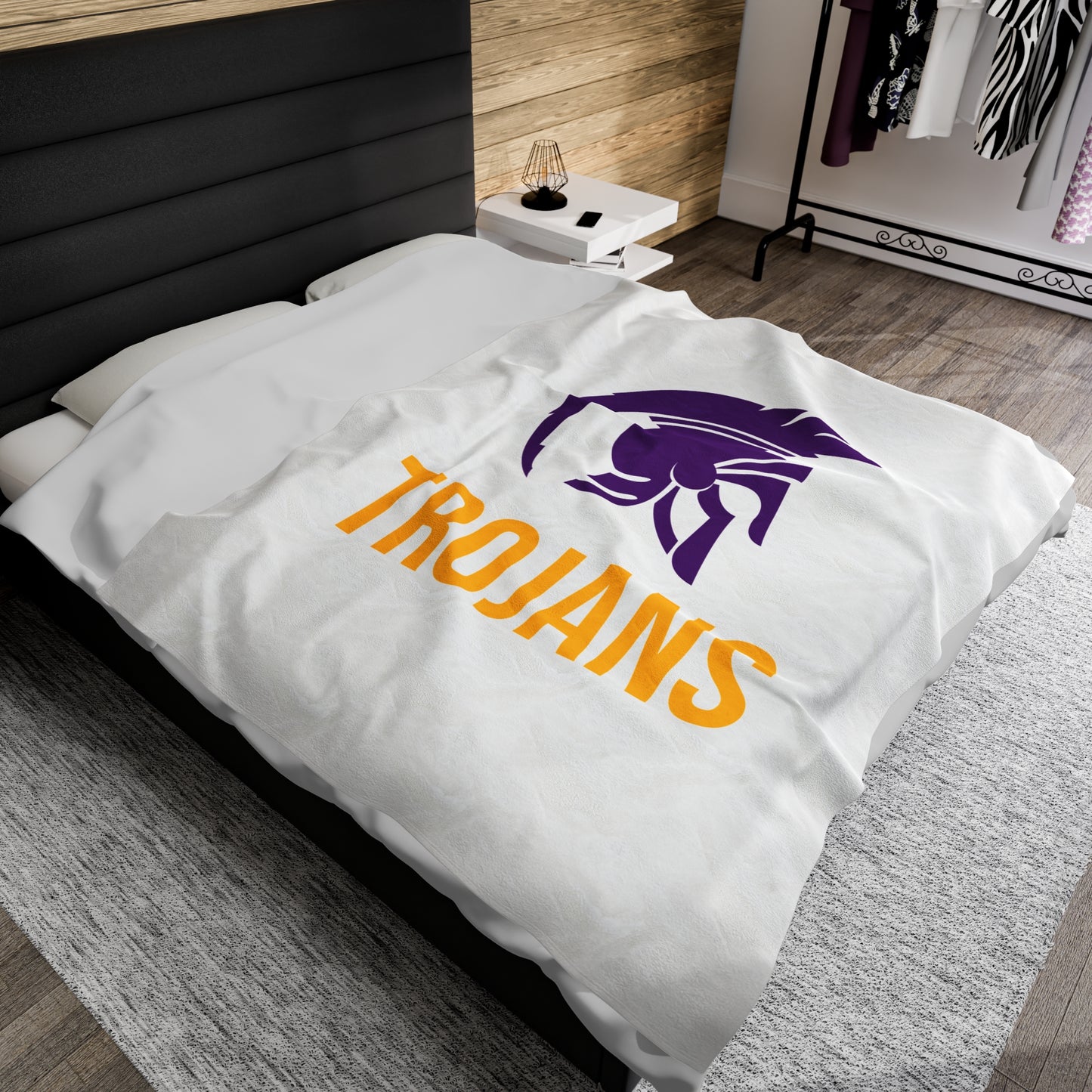 Whitehall School Velveteen Plush Blanket (60" x 80")