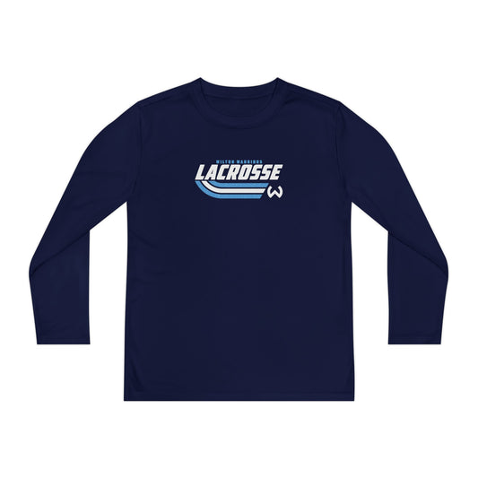 Personalizable - Youth Wilton Lacrosse Sport-Tek Performance Long Sleeve Shirt