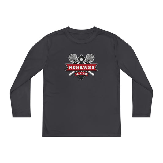 Youth Morgantown Lacrosse Sport-Tek Performance Long Sleeve