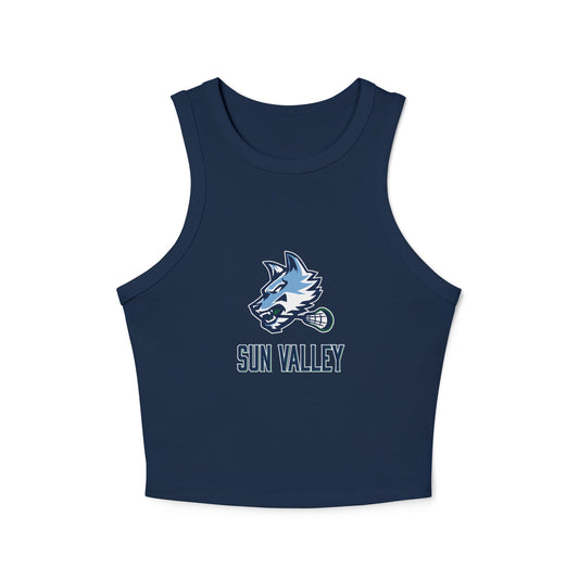 Women's Sun Valley Lacrosse Bella + Canvas Micro Rib Racer Tank Top