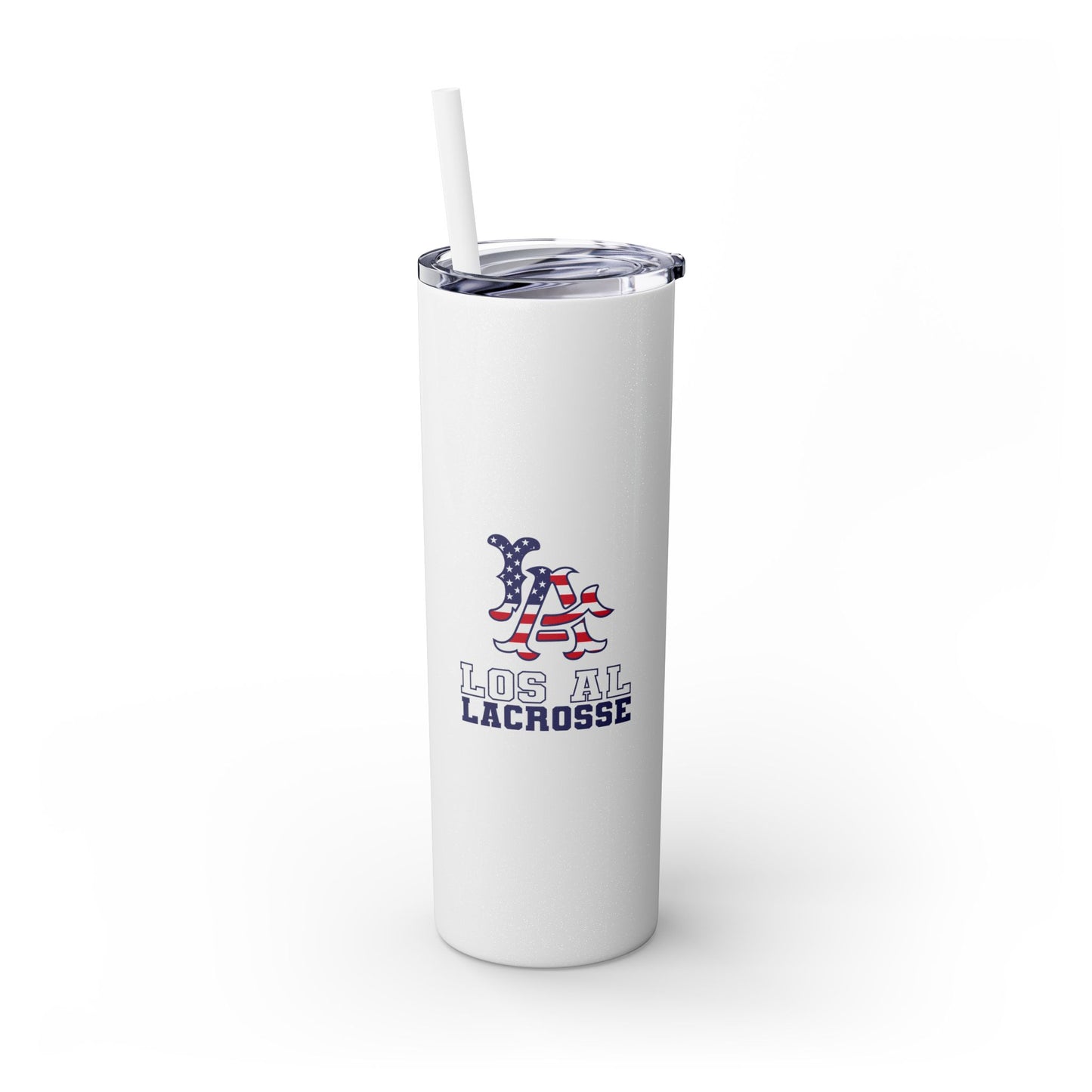 LA Lacrosse Skinny Tumbler with Straw (20oz)