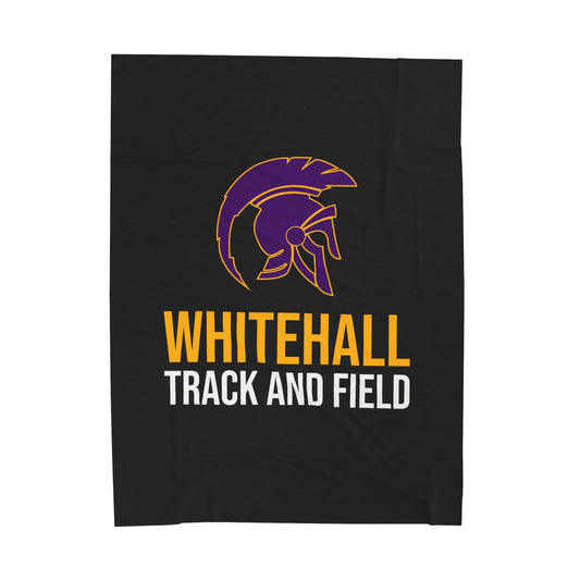 Whitehall Track Velveteen Plush Blanket (60" x 80")