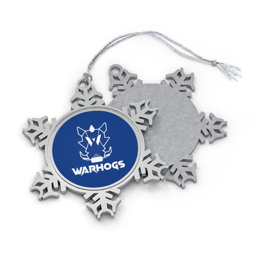 Warhogs BLC Pewter Snowflake Ornament