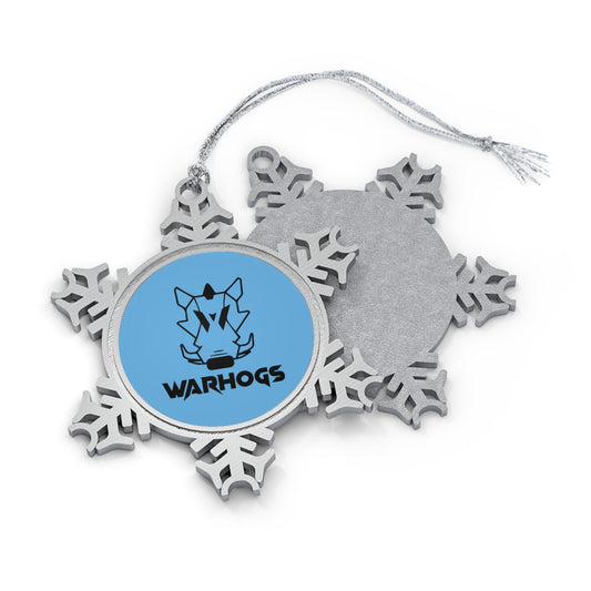 Warhogs BLC Pewter Snowflake Ornament
