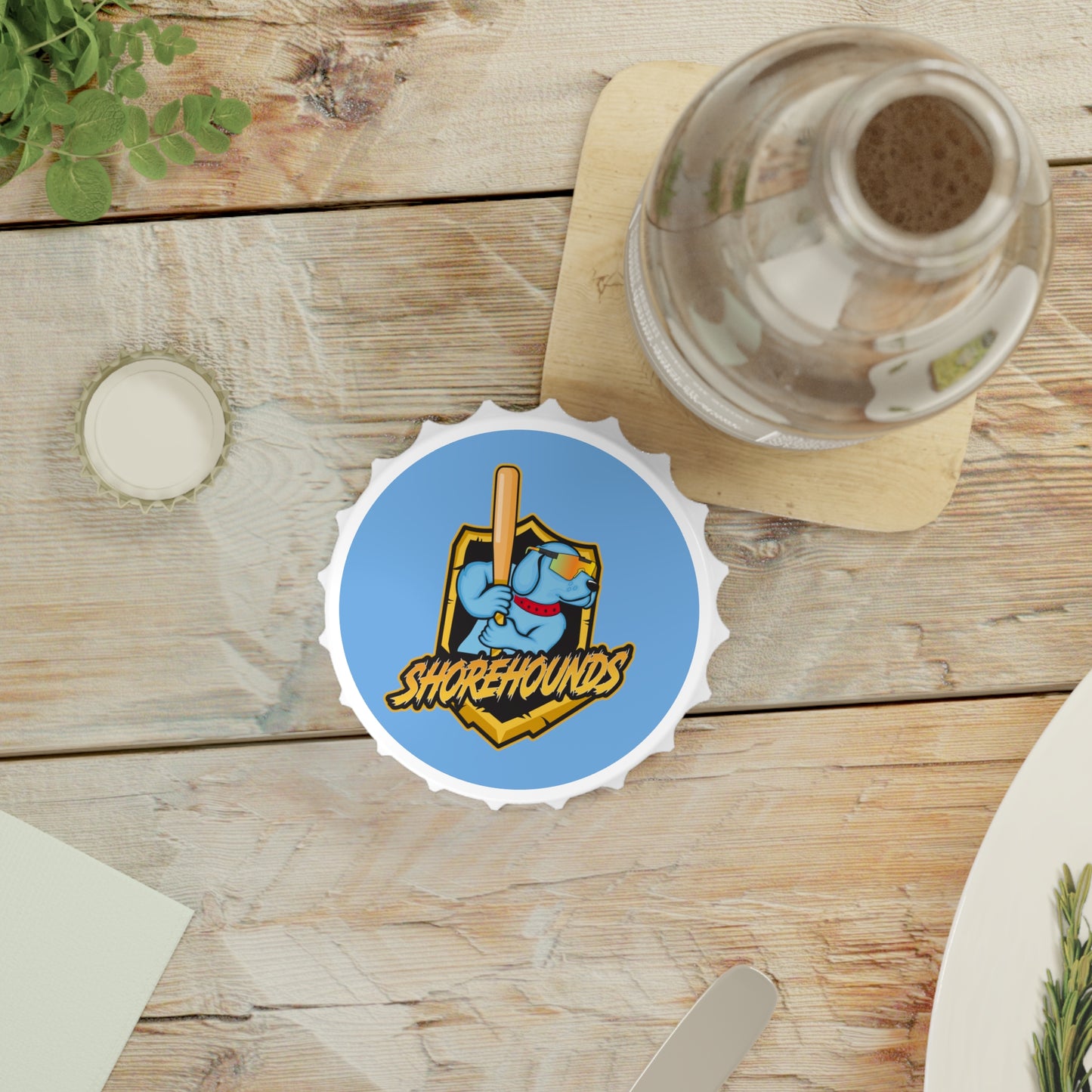 Shorehounds Bottle Opener Magnet