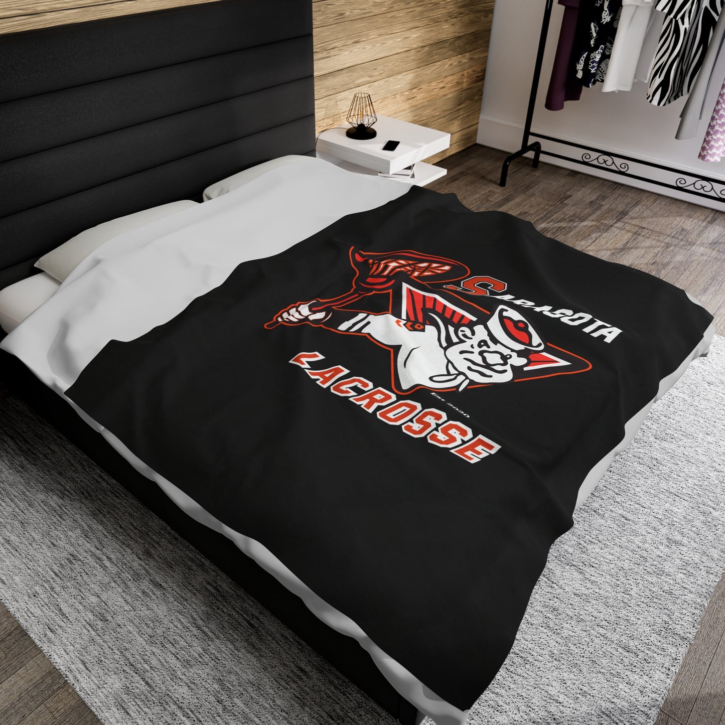 Sailors Lax Velveteen Plush Blanket