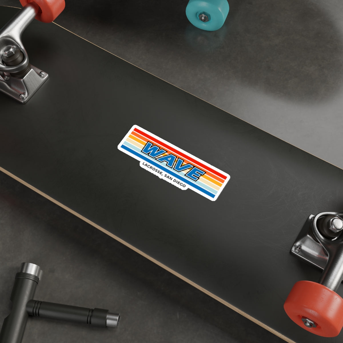SD Wave Lacrosse Die-Cut Stickers