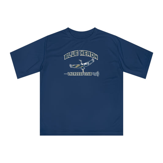 Adult Blue Heron Lax Team 365 Performance T-shirt
