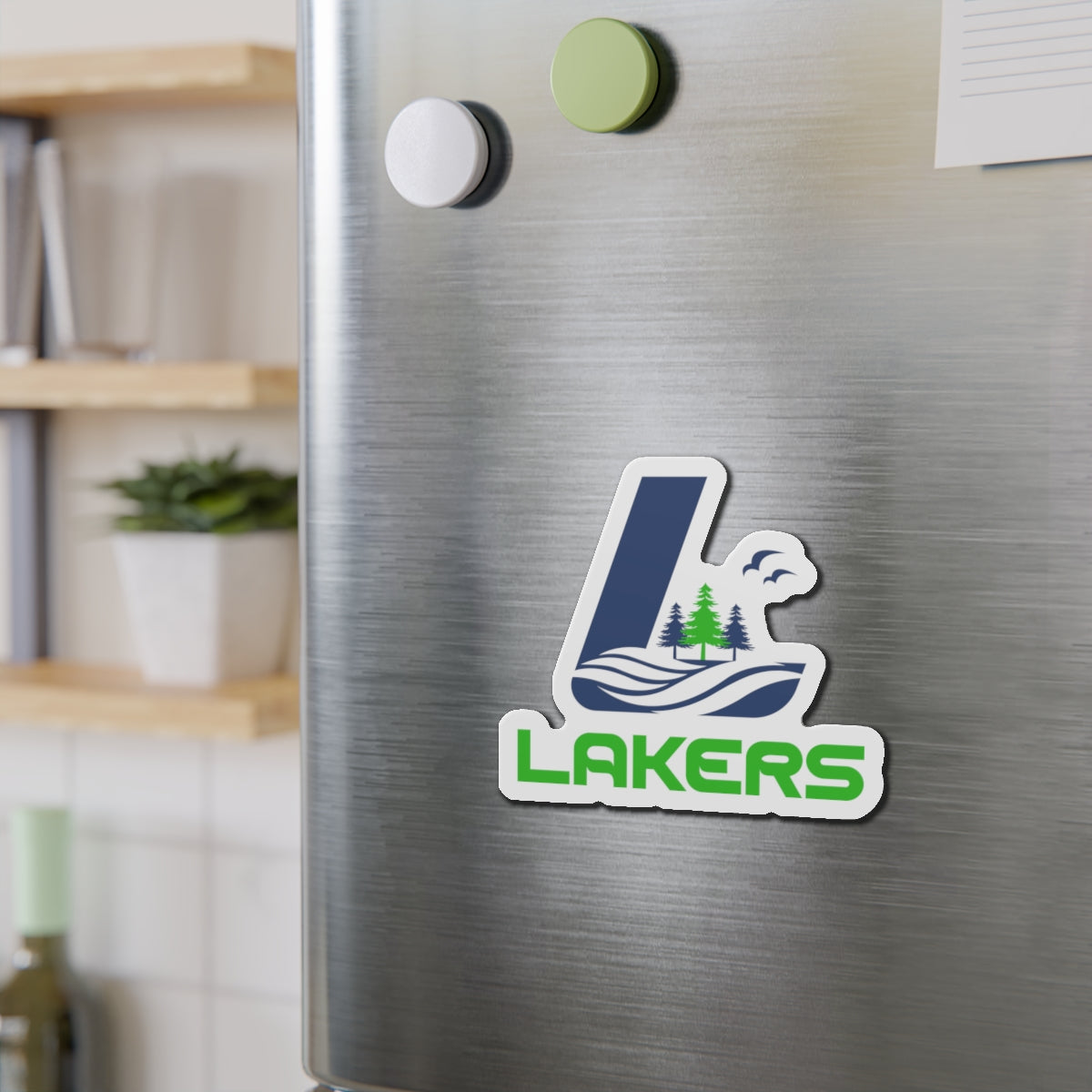 Lakers Die-Cut Magnet
