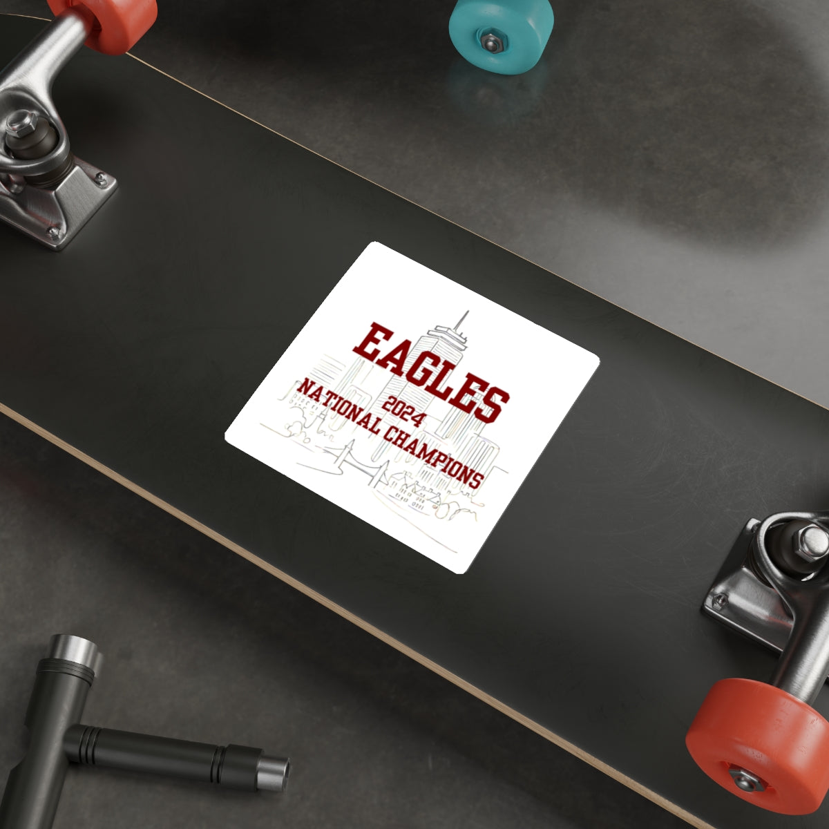 Eags Lacrosse Die Cut Stickers