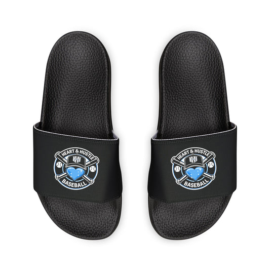Youth Heart and Hustle Baseball Slide Sandals
