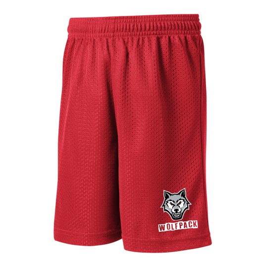 Youth Wolfpack Sport-Tek Classic Mesh Short