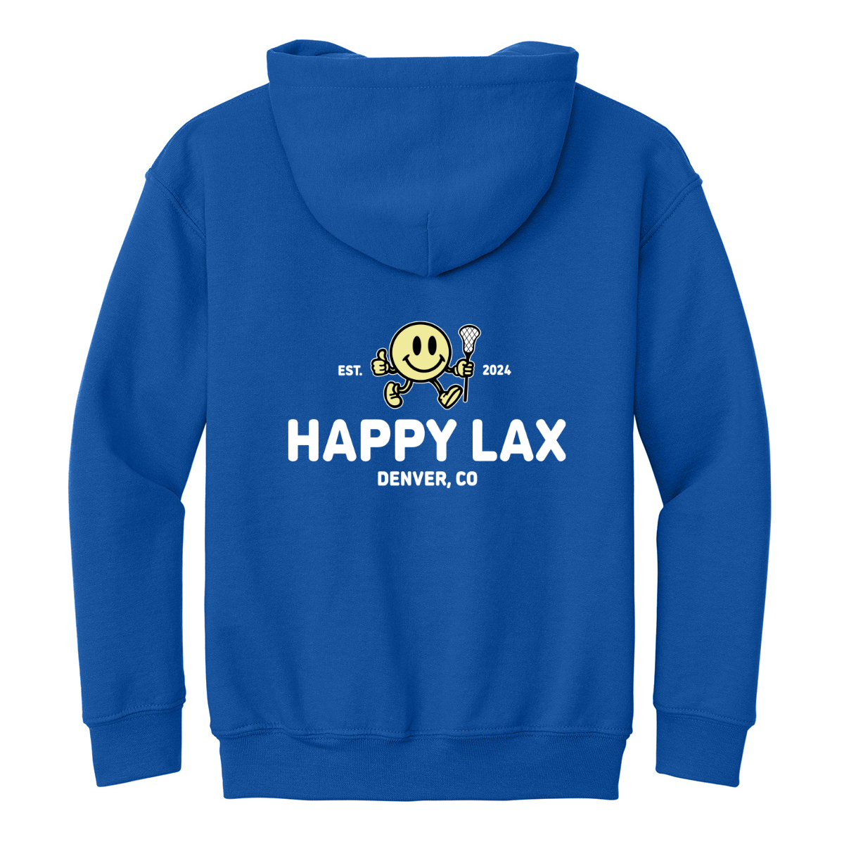 Youth Happy Lax Training Gildan Hoodie
