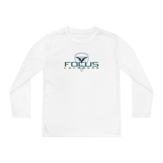 Youth Focus Lacrosse Sport-Tek Performance Long Sleeve Shirt
