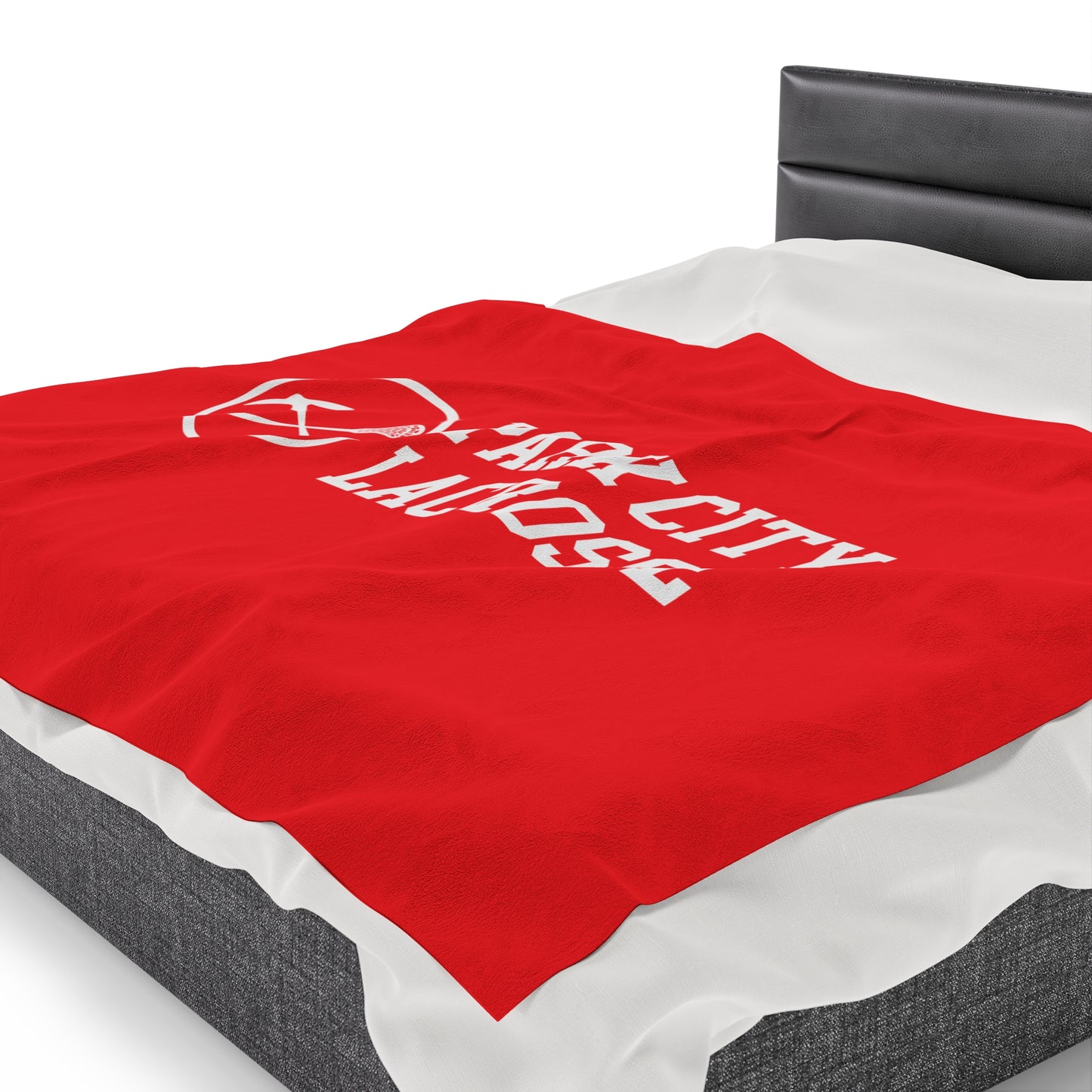 PCHS Girls Lacrosse Velveteen Plush Blanket (60" x 80")