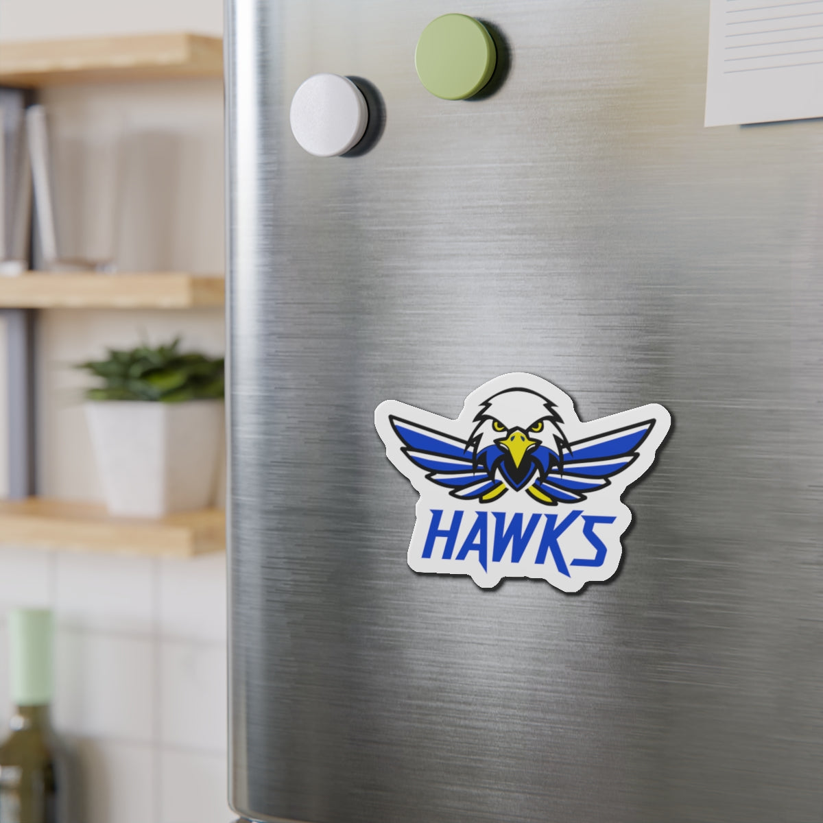 Hawks Die-Cut Magnet
