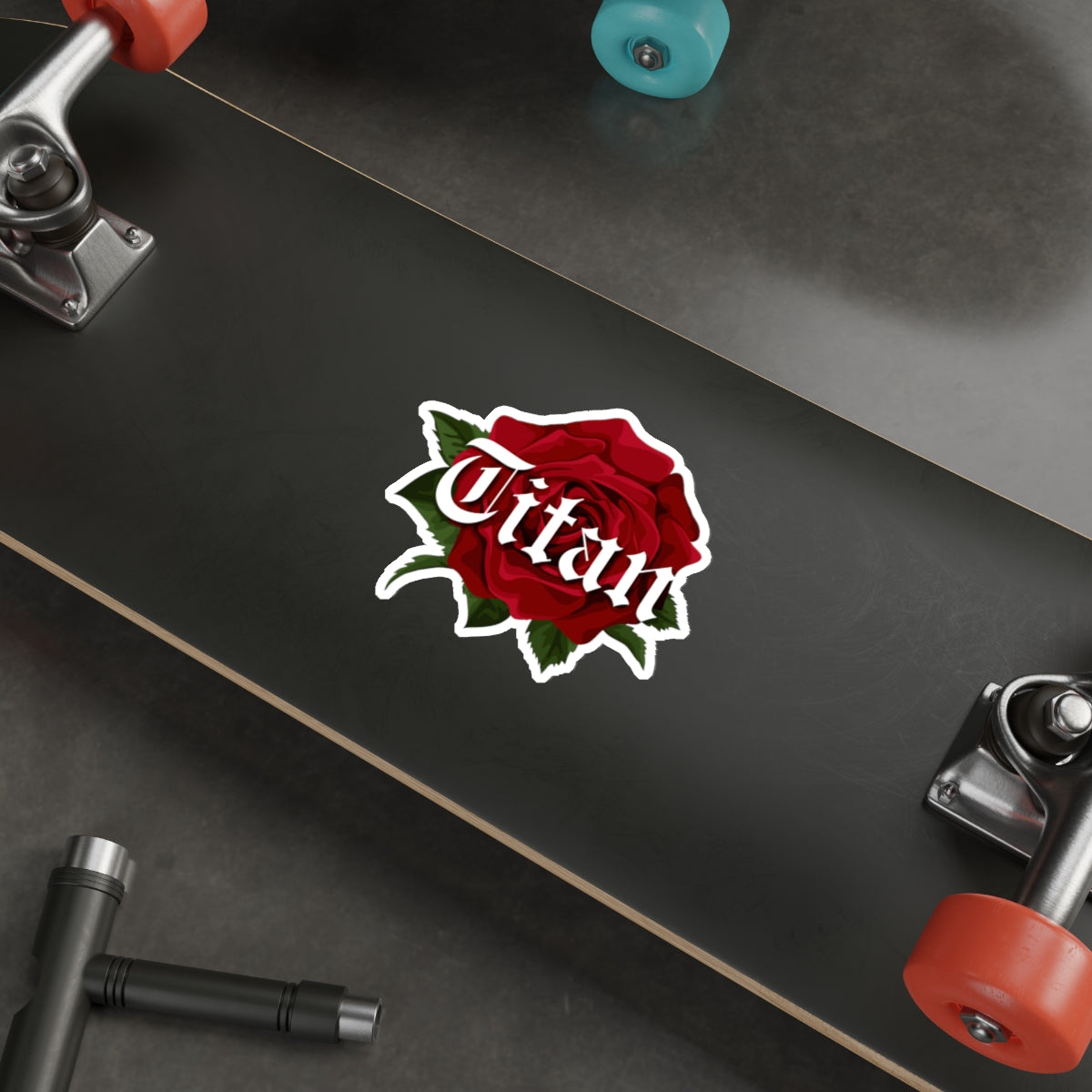 Titan Lacrosse Die-Cut Sticker