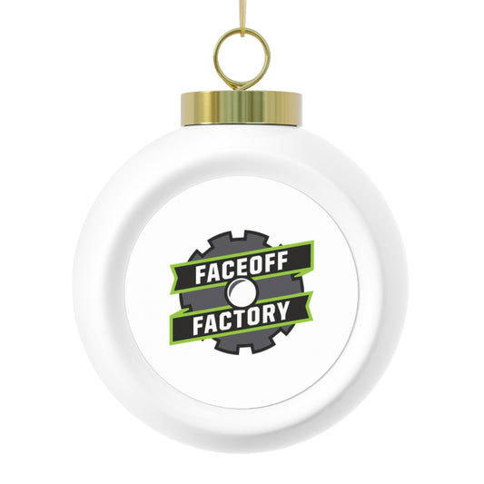 Faceoff Factory Christmas Ball Ornament
