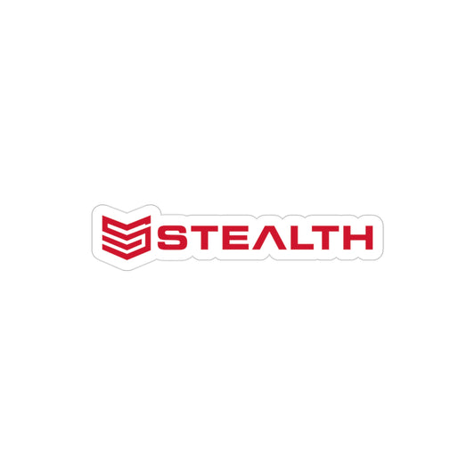 Stealth Lacrosse Transparent Outdoor Sticker