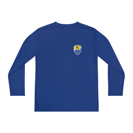 Youth Cavaliers Rugby Lacrosse Sport-Tek Performance Long Sleeve