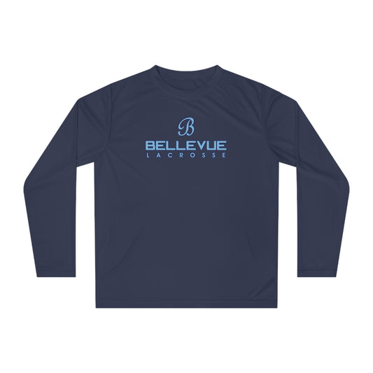 Cancer Awareness - Adult Bellevue Lacrosse Performance Long Sleeve Shirt