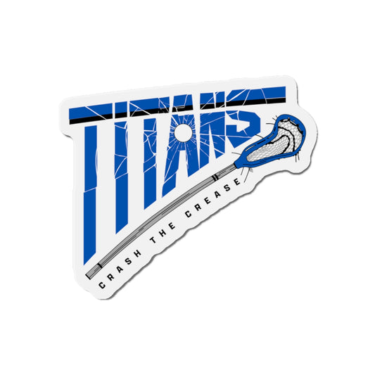 SW Titans Lacrosse Die-Cut Magnet