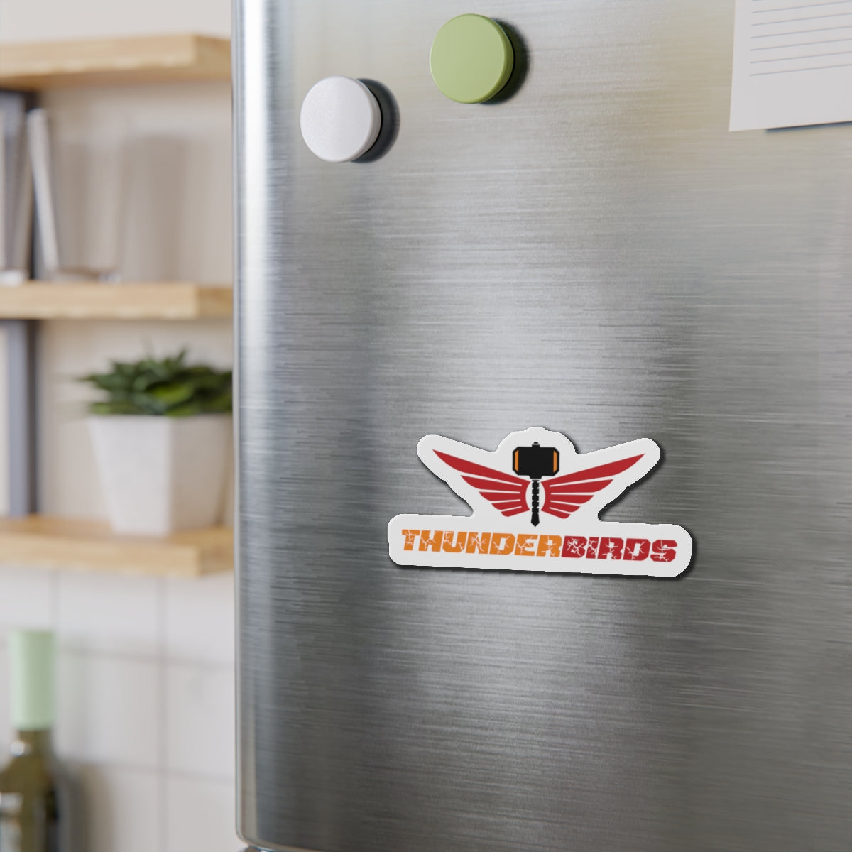 Thunderbirds Die-Cut Magnet