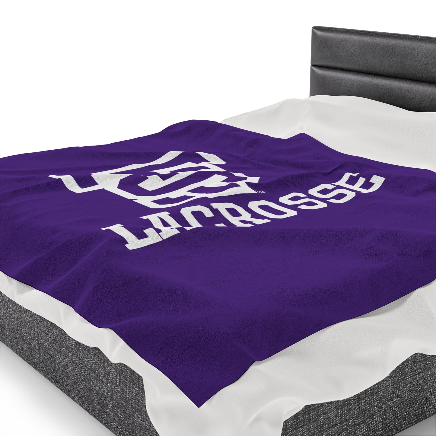 UST Lacrosse Velveteen Plush Blanket