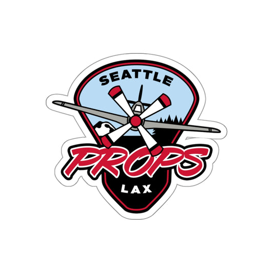Seattle Props Lacrosse Die-Cut Sticker
