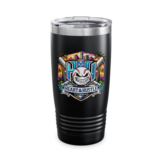 Heart and Hustle Baseball Ringneck Tumbler (20oz)