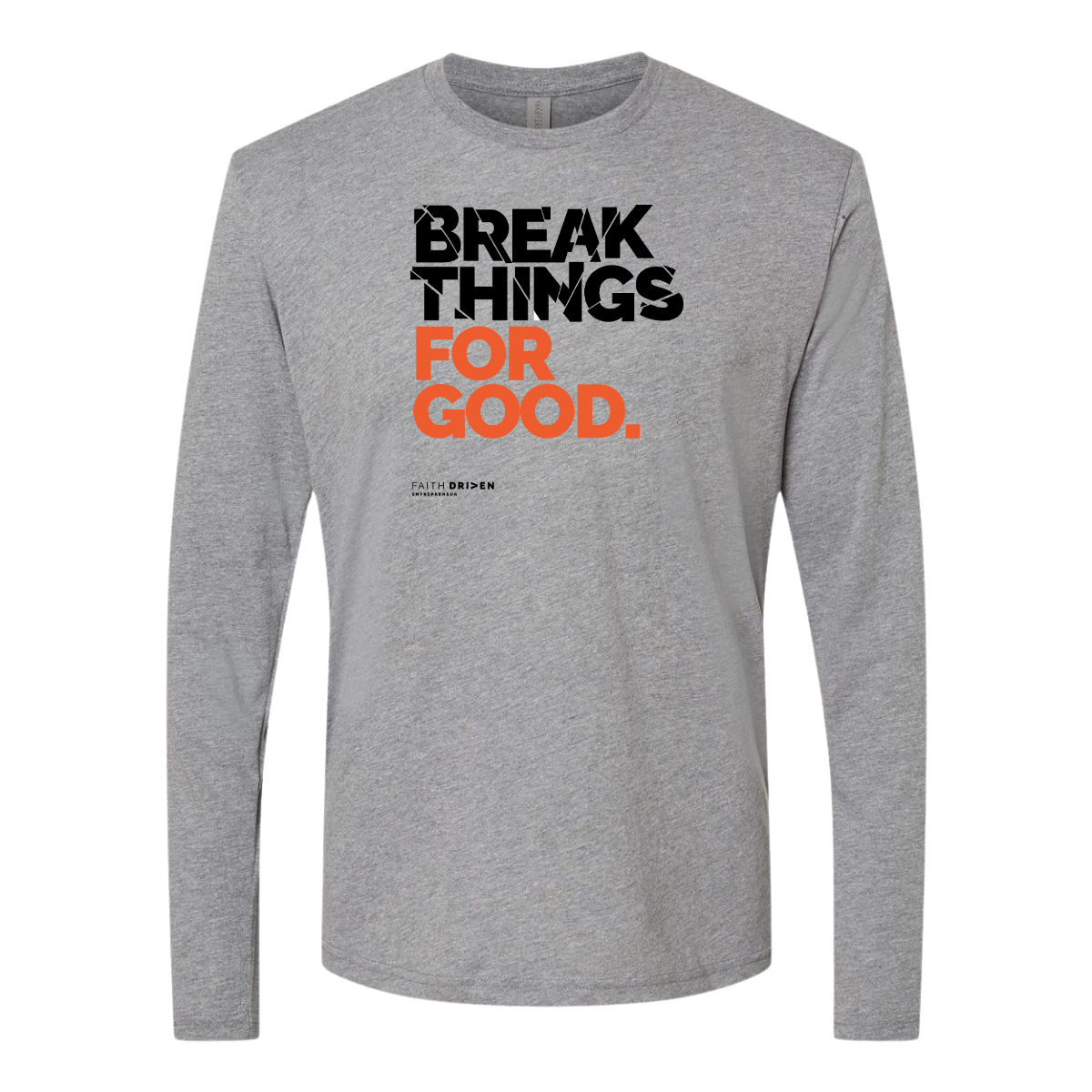 Adult Next Level Tri-Blend Long Sleeve - Break (B)
