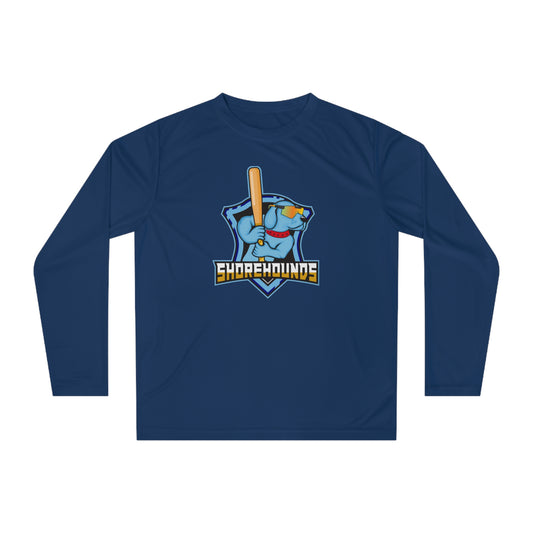 Adult Shorehounds Softball Team 365 Performance Long Sleeve Shirt