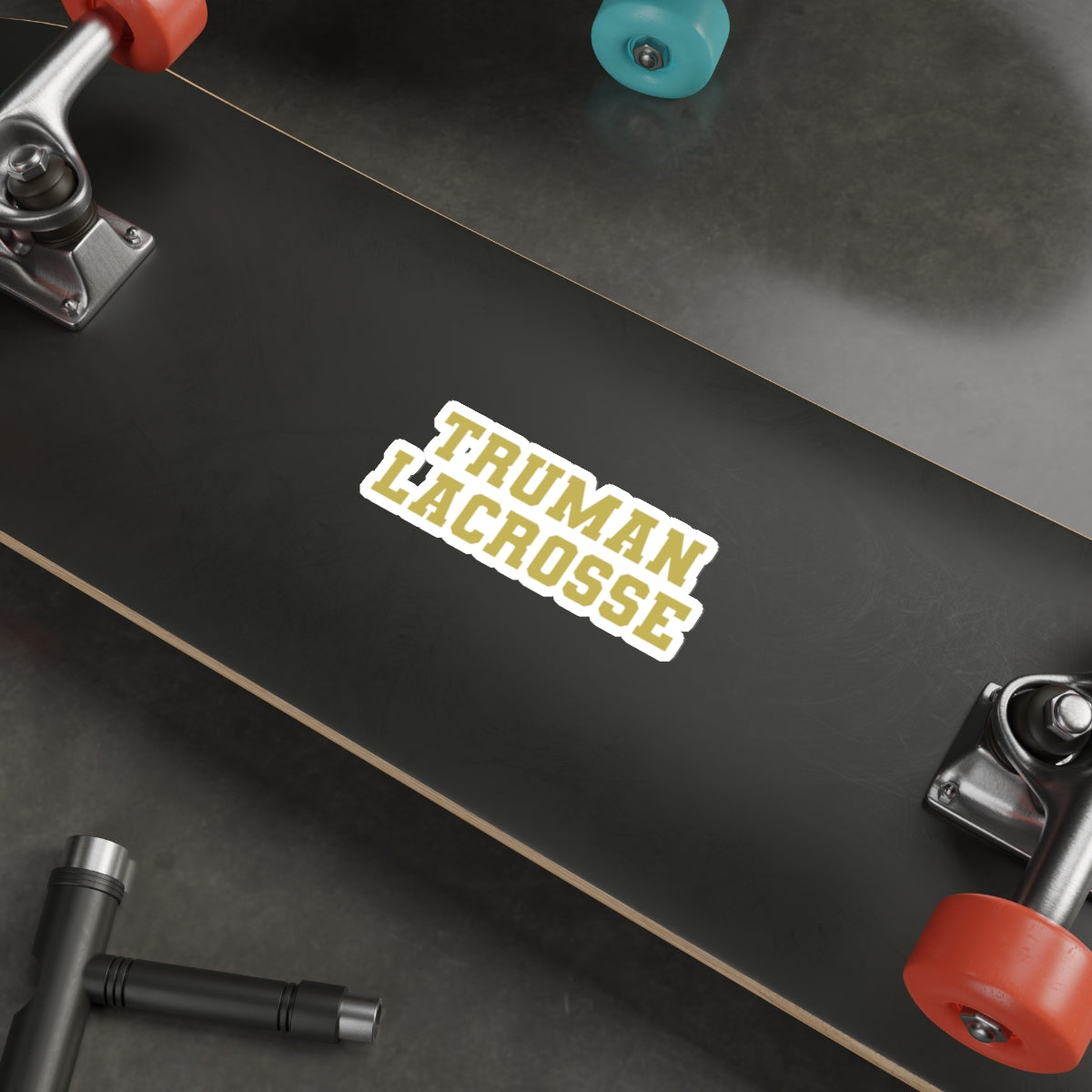 Truman Lacrosse Die-Cut Stickers