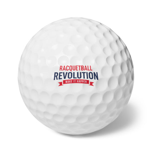 Racquetball Revolution Golf Balls - 6 Pack