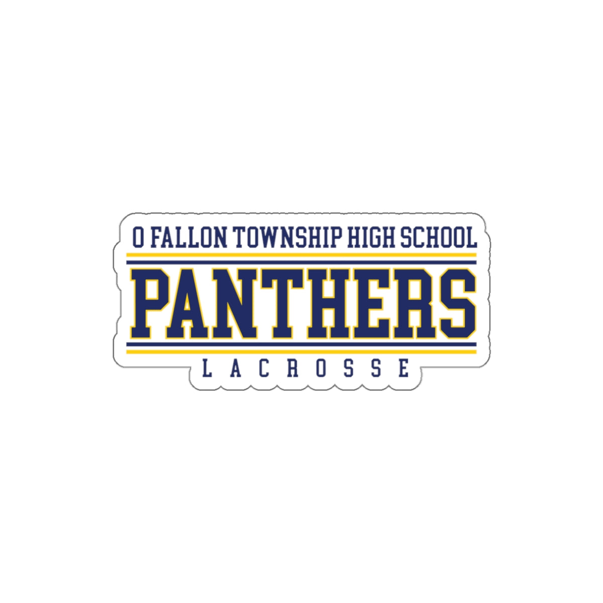 OTHS Lacrosse Die-Cut Outdoor Sticker (3"x3")