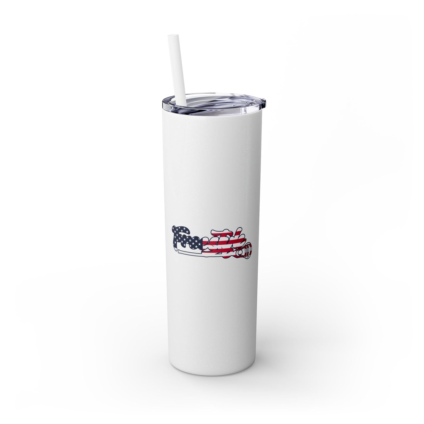 Freestyle Lacrosse Skinny Tumbler with Straw (20oz)