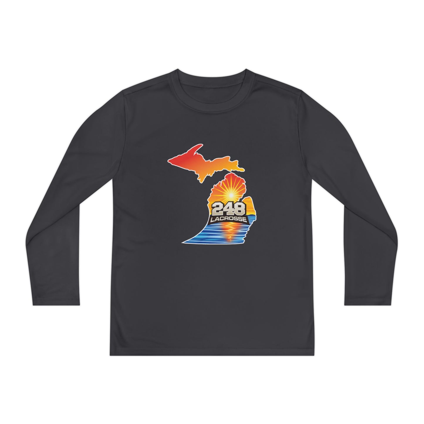 Youth 248 Lacrosse Sport-Tek Performance Long Sleeve Shirt