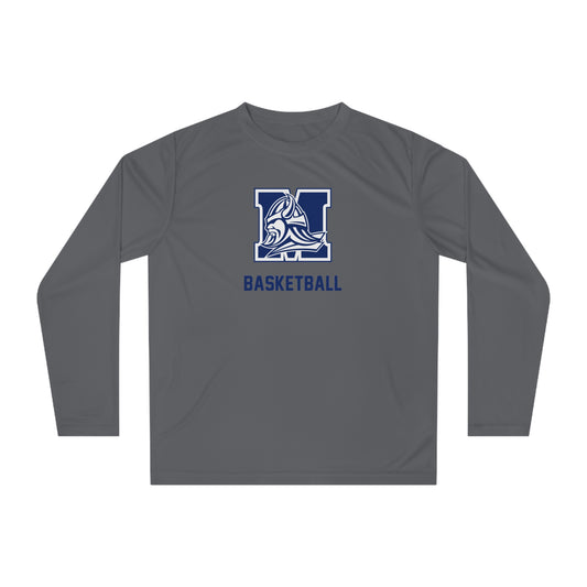 Adult Maclay Basketball Team 365 Performance Long Sleeve Shirt