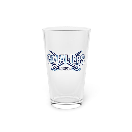 Cavaliers Lacrosse Pint Glass - 16oz