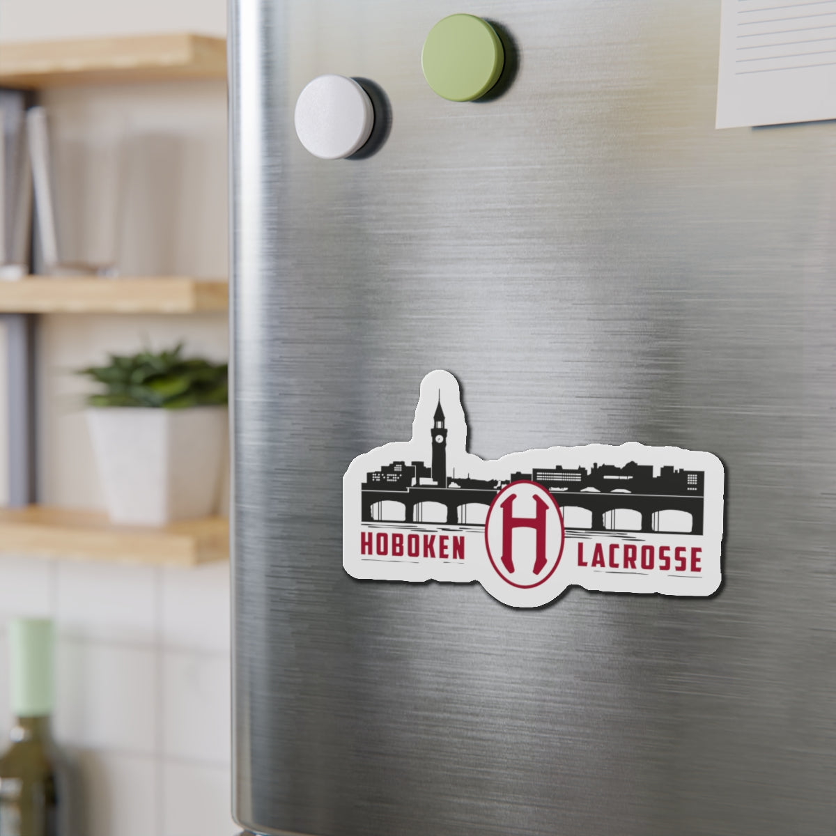 Hoboken Lacrosse Magnet