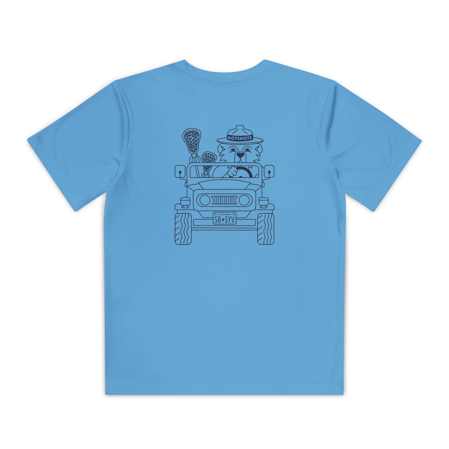 Youth Hotshots Lacrosse Sport-Tek Performance Tee