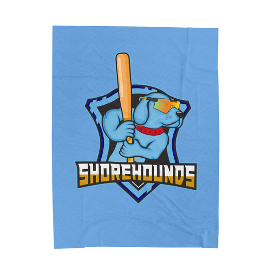 Shorehounds Softball Velveteen Plush Blanket