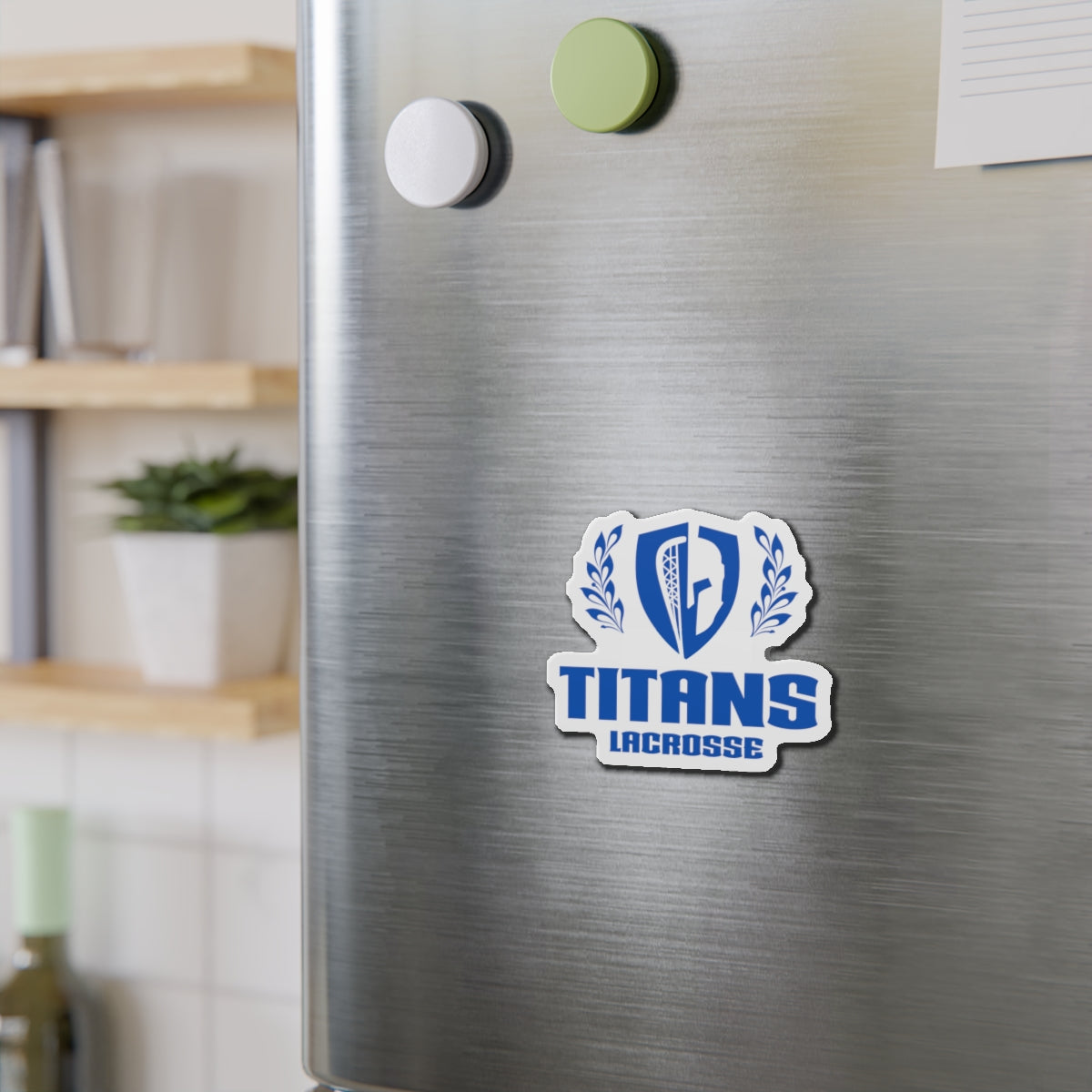 SW Titans Lacrosse Die-Cut Magnet