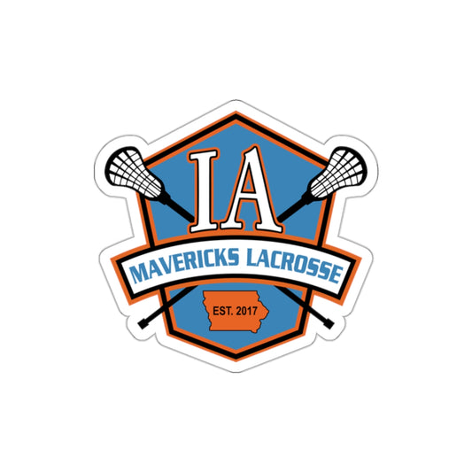 Iowa Mavericks Die Cut Stickers