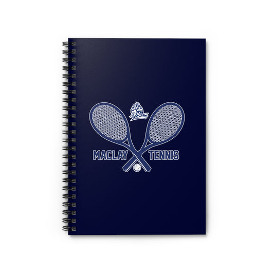 Maclay Tennis Spiral Notebook - Ruled Line (8" x 6")