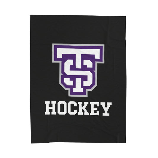UST Club Hockey Velveteen Plush Blanket (60" x 80")